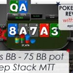 Yet another BB vs BTN in a 3-bet pot – Good bluff on the River? – Poker Hand Reviews #5