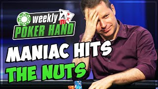 MANIAC Hits the NUTS! [LIVE CASH GAME]